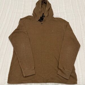 Volcom Brown Hooded Sweatshirt